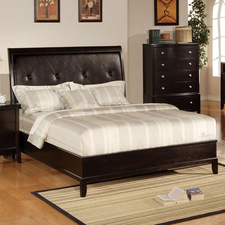 Acme Furniture Oxford Queen Bed with Button Tufted Headboard Dream